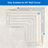 UUlioyer Stainless Steel Corner Shower Caddy, Shower Shelf No Drilling,
