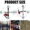 ElevaPulse 2 Piece Universal Key Set, Control Cabinet Key with