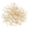 100Pcs Gold Paper Clips Cute Shape Stainless Steel Multifunction Metal
