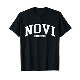 Novi Michigan MI College University Style T-Shirt