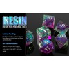 7 Polyhedral Resin Dice with Storage Box (Blue)