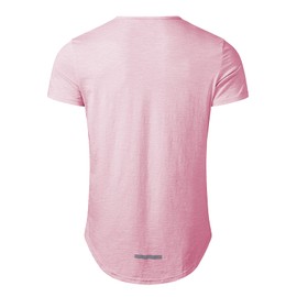 LETAOTAO Mens Tall Shirts Hipster Fashion Gym Muscle Tshirts Scallop Longline Extra Long Tee for Men