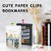 wocoxo Cute Animal Bookmarks, 12 Pieces Unique Funny Pretty Paper