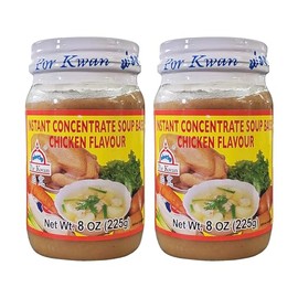 Por Kwan Instant Concentrate Chicken Soup Base (2 Pack, Total of 16oz)