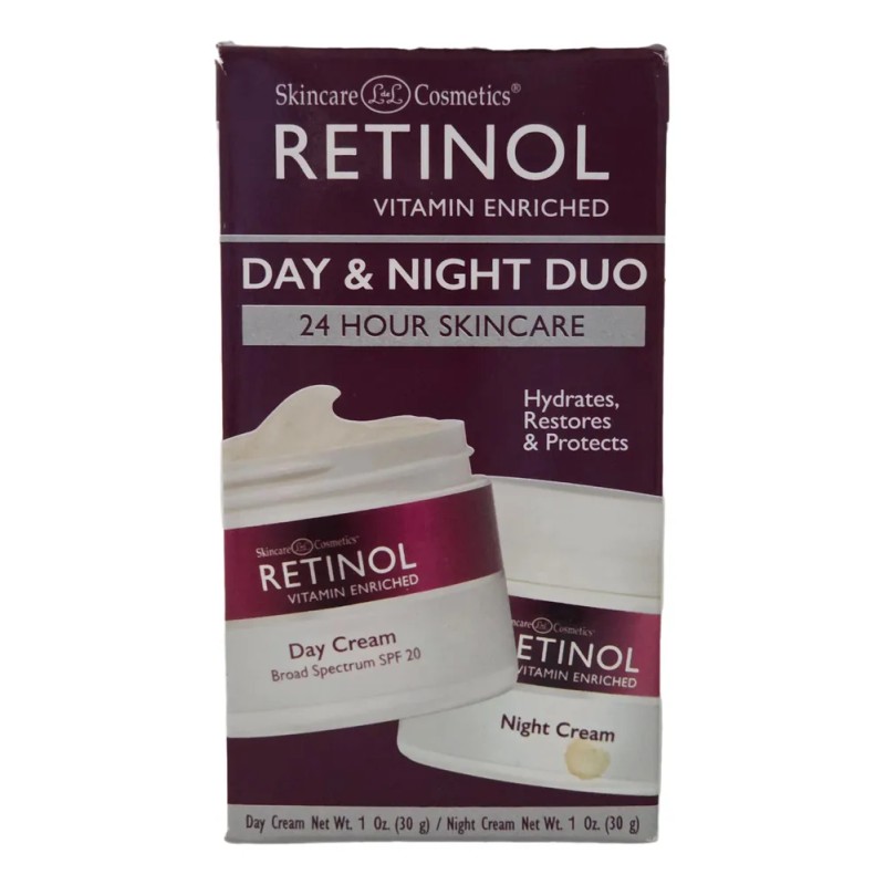Retinol Day&night Duo 24h Skincare Antiarrugas Spf 20 2x30g