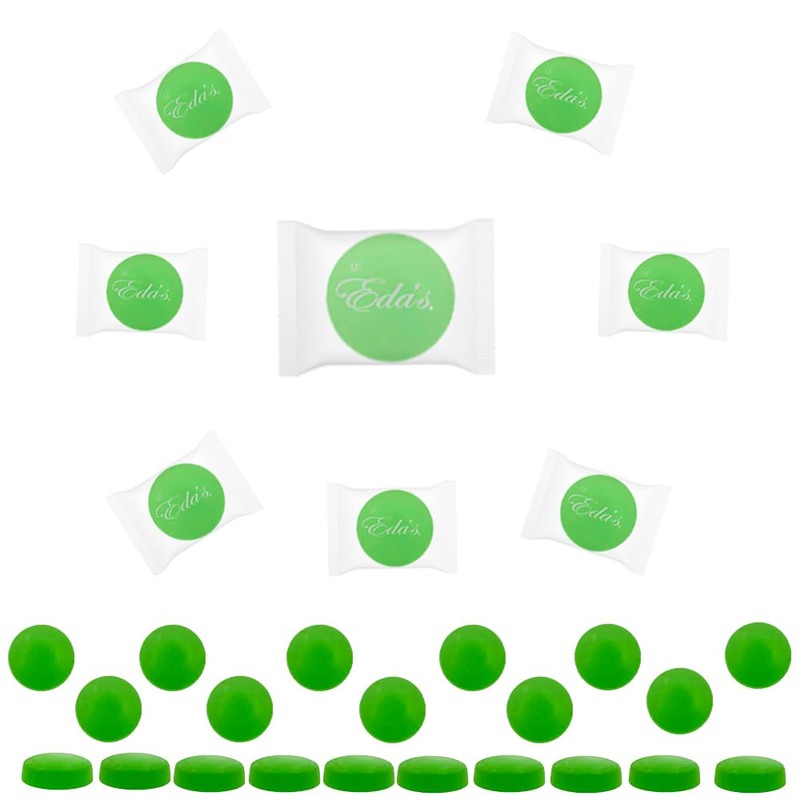 Fruidles Sugar-Free Premium Hard Candy Suckers, Mini Fruit Button Candies,