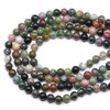 jodaying Gorgeous Natural Indian Agate Gemstone Loose Beads Smooth Round
