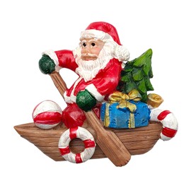 3D Fridge Magnet, Christmas Magnet, Decorative Santa Claus, Perfect for Kitchen, Magnetic Board or Office, Gift Idea and Christmas Decoration (MOD 12)