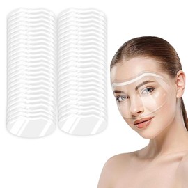 FENQURO Pack of 50 Transparent Visor Face Protection, Safety Plastic Face Protection Mask for Barber Hair Salon Hair Cutting Colouring Shampoo Eye Protection Beauty Salons Makeup Protection