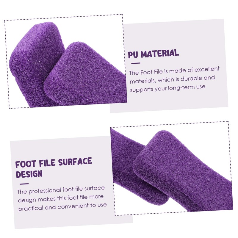 Beavorty 8pcs Foot Callus Remover Ergonomic Foot File Tools for