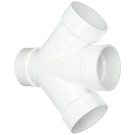 GENOVA 73440 4" PVC-DWV Double WYE