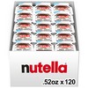 Nutella Hazelnut Spread with Cocoa for Breakfast, Bulk 120 Pack