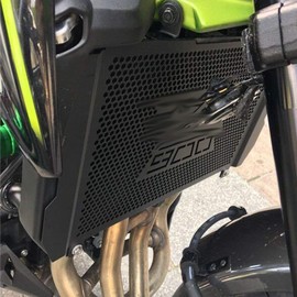 Z900 2023 Motorcycle Radiator Cooler Guard Cover Stainless Steel Radiator for Z900 Z 900 2016 2017 2018 2019 2020 2021 2022 2023(Black)