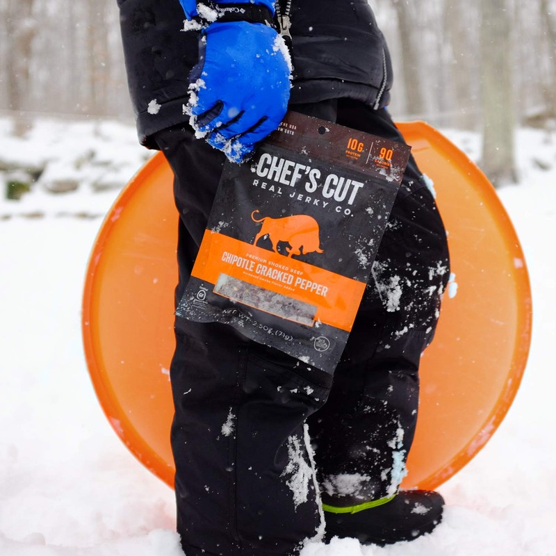 Chef's Cut Beef Jerky Meat, Chipotle Cracked Pepper (2.5 Ounce