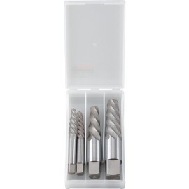 TRUSCO EXS-1821 Extractor Set, Lassene-Shaped, Set of 4, Plastic Case Included