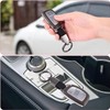 2 Pack Car Key Chain, Leather Keychain with Keyrings Zinc