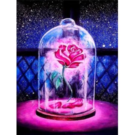 Unbranded Rose DIY Full Round Drill 30x40cm Diamond Painting