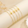 TINGN Ankle Bracelets for Women, 14K Gold Plated Heart Ankles