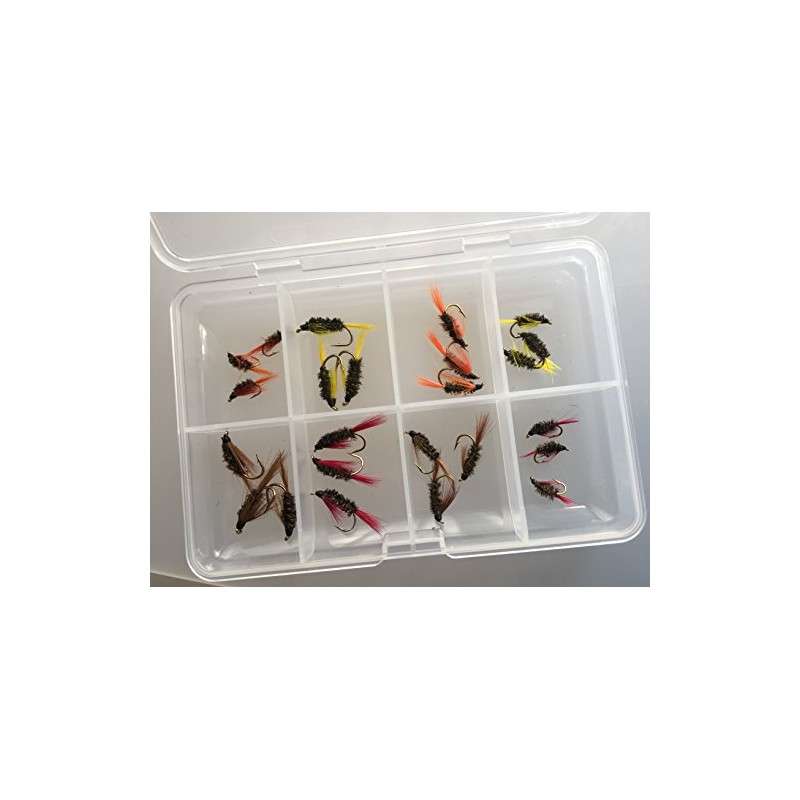 BestCity Fly Fishing Diawl Bach pack of 24 Flies +