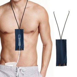 Peritoneal Dialysis Catheter Holder for Baxter 5C4482 5C4483, PD Catheter Lanyard PD Secure Shower Support PD Transfer Set Catheter Holder Accessories for Men and Women (2, Dark Blue)