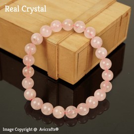 Unconditional Love Bracelet - Rose Quartz Bracelet - Bring Hapiness - Passion - Romance - Pink Quartz - Stone Bracelet for Heart Chakra
