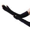 Silk Shop SO4380 Finger Cut Arm Cover, Long, UV Protection
