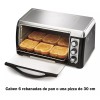Proctor Silex Horno Tostador Ps 6 Rebanadas Negro Con Acero