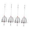 BESPORTBLE 4pcs Stainless Steel Fishing Bait Cage Durable Fish Trap