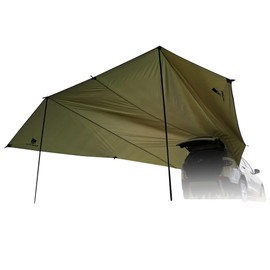 GEERTOP Large Car Awning Camping Tarp SUV Tailgate Truck Canopy Sun Shade Waterproof Outdoor Rear Vehicle Awning Shelter for Van, MPV, Campers