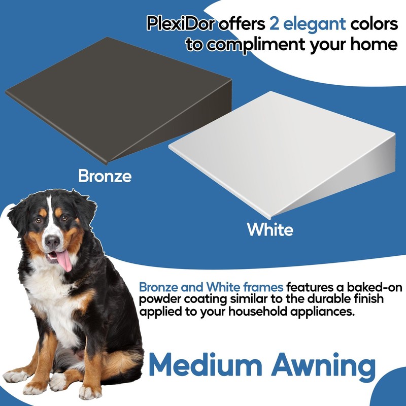 Plexidor Performance Pet Doors Universal Pet Door Awning - Door