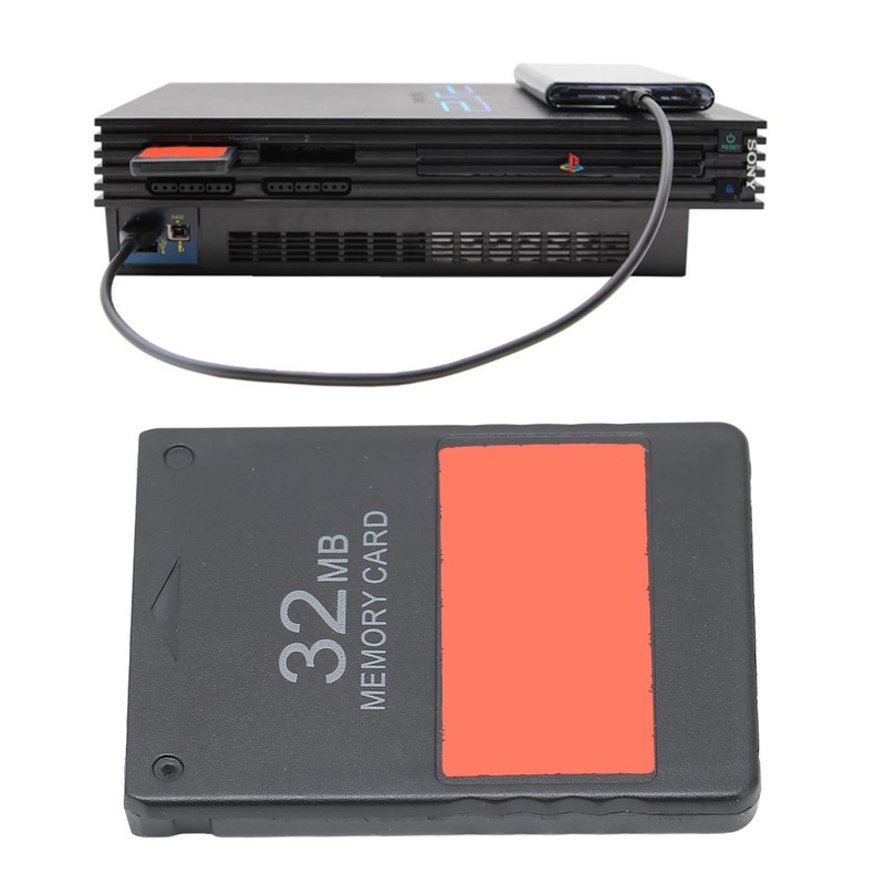 Lazmin112 32MB Game Memory Card, High Speed FMCB V1.966 Memory