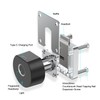 Fingerprint Cabinet Lock Smart Fingerprint Drawer Lock Perforation Free USB