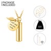 abooxiu Cylinder Urn Necklace for Ashes Cremation Jewelry/Keychain for human