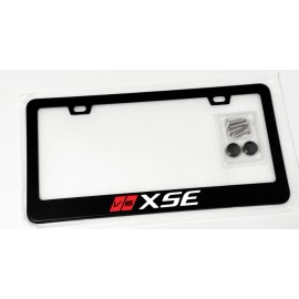 RED COBRA 1X XSE Camry V6 License Plate Frame Black Metal Material