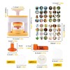 Button Maker Machine, 55mm(2.16inch) DIY Creative Badge Press Machine Set