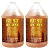 Quality Chemical Rust-B-Gone - Rust Stain Remover, Ready-to-use, for Removing Rust from Concrete, Brick, Stucco, Iron and Ferrous-Based Metals-2 Gallon case