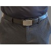 Lloyd Automatic Leather Belt 35 mm Shortenable Cambered Black, black