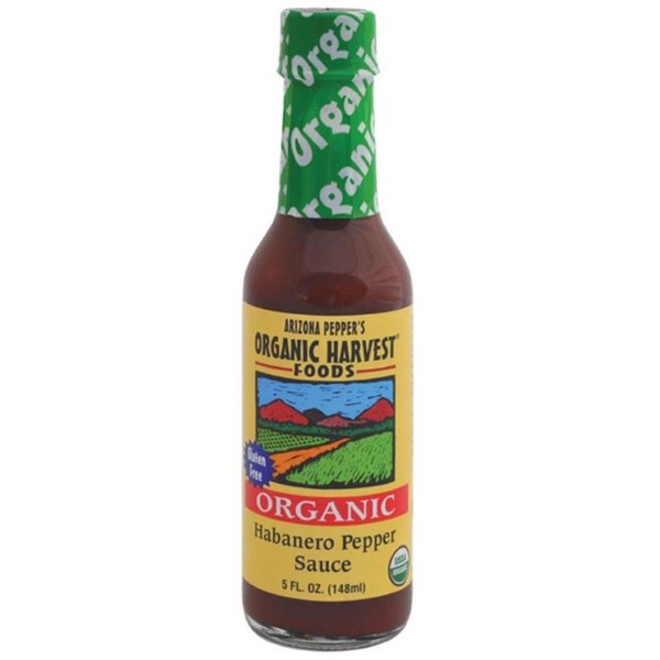 Organic Harvest Gluten Free Habanero Pepper Sauce, 5 Fluid Ounce - One Bottle