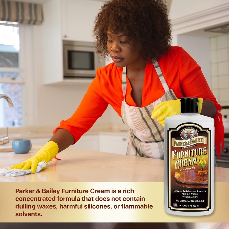 Parker & Bailey Furniture Cream, Floor & Furniture Cleaner, Quick