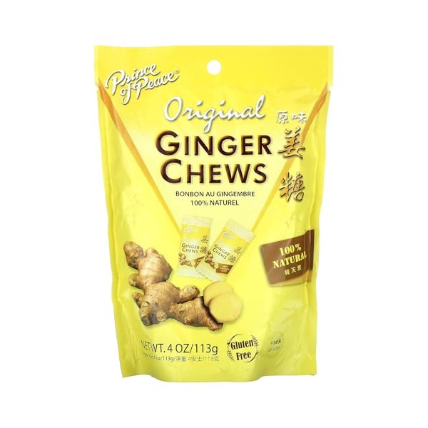 Ginger Chews Original Prince Of Peace 4 oz Bag