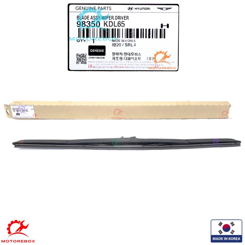 Hyundai, Genesis Genuine Windshield Wiper Blade LEFT Driver Side G80
