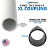 Fernco XL 1056-332 Flexible Pipe Coupling 3” CI/Plastic/Steel to 3”
