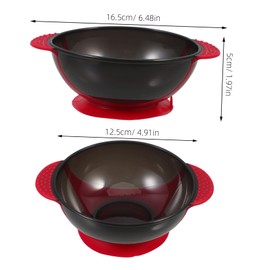 Ipetboom Hair Dye Mixing Bowl 1pc Tools Hair Coloring Bowl Dyeing Bowl Scale Hair Dye Clear Mixing Bowls