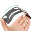 TOVINANNA 2pcs Eyebrow Ruler Template for Precise Shaping and Measuring