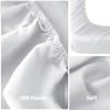 Single Fitted Sheet 90, Bed Sheet In Premium Microfibra Oeko-TEX®
