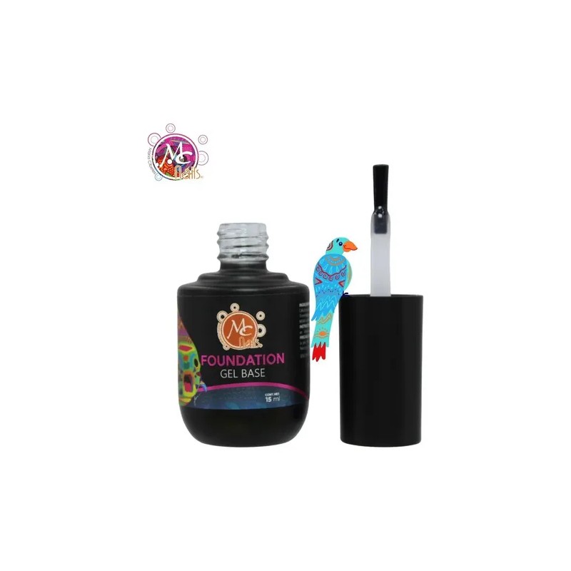 Gel Base Foundation, Base Gel Semipermanente, Uñas. Mc Nails Color