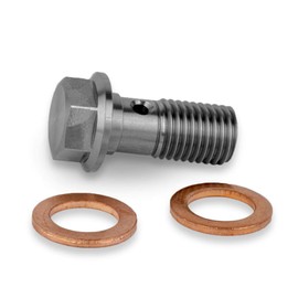 Precisiongeek Hollow Screw M10 x 1.25 mm Stainless Steel Brake Caliper / Master Cylinder L = 22 mm