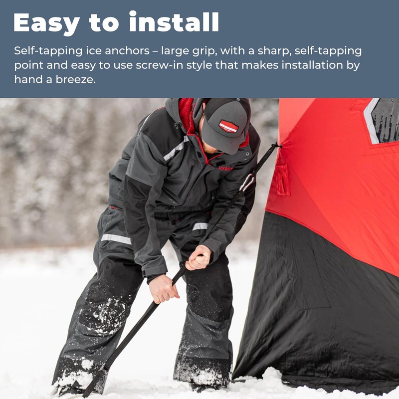 TOSRWGLL 24260 Deluxe Shelter Tie Down Kit Fit for Eskimo