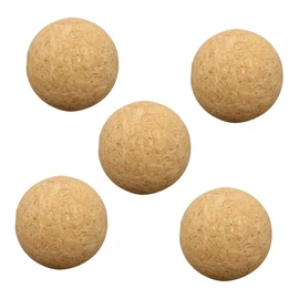 Kisangel 5 Pack Foosball Cork Balls Table Football Accessories 36mm Soccer Table Balls