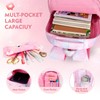 QJHEC Kawaii Starry Rainbow Backpack for Girls – Butterfly Bookbag